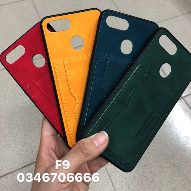 Ốp da lộn ví lưng OPPO F5/F7/F9/A3S ♥️♥️