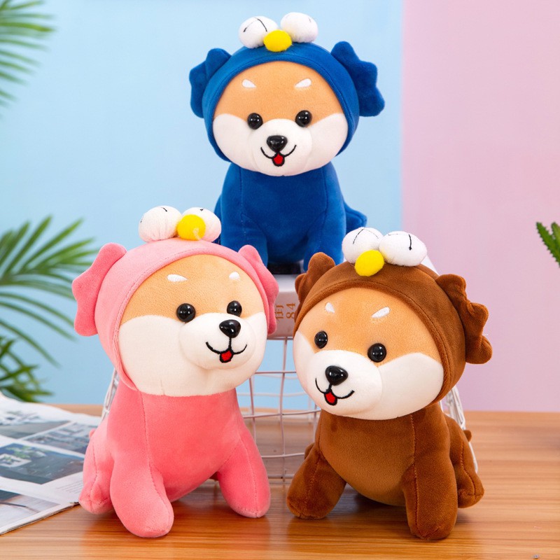 Chó Bông Shiba Cosplay - Thú nhồi bông Cute - Hàng VNXK