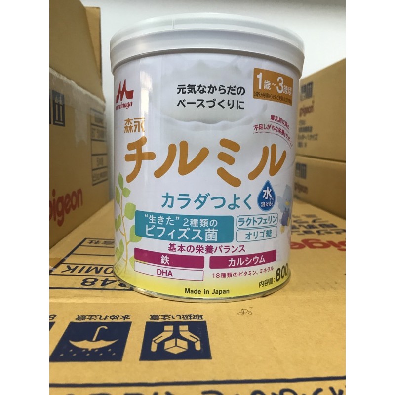 Sữa morinaga Nội Địa Nhật cho bé từ 1-3 tuổi 800g (mẫu mới)