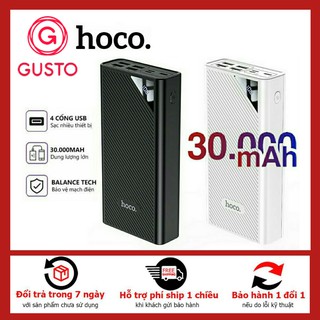 Sạc Dự Phòng 30000mAh Hoco DB04 Hỗ Trợ 4 Cổng USB - Bảo Hành Chính Hãng 12 Tháng