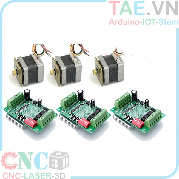 [Mã ELMS05 giảm 5% đơn 300k]Combo Động Cơ Bước Size 42 Và Driver TB6560