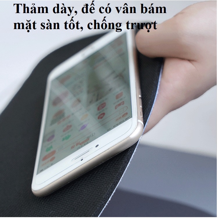 Thảm lau chùi chân, thảm nhà tắm nhà vệ sinh hút nước siêu thấm đế cao su dầy chống trượt 40x60cm GD555-ThamsiliCN