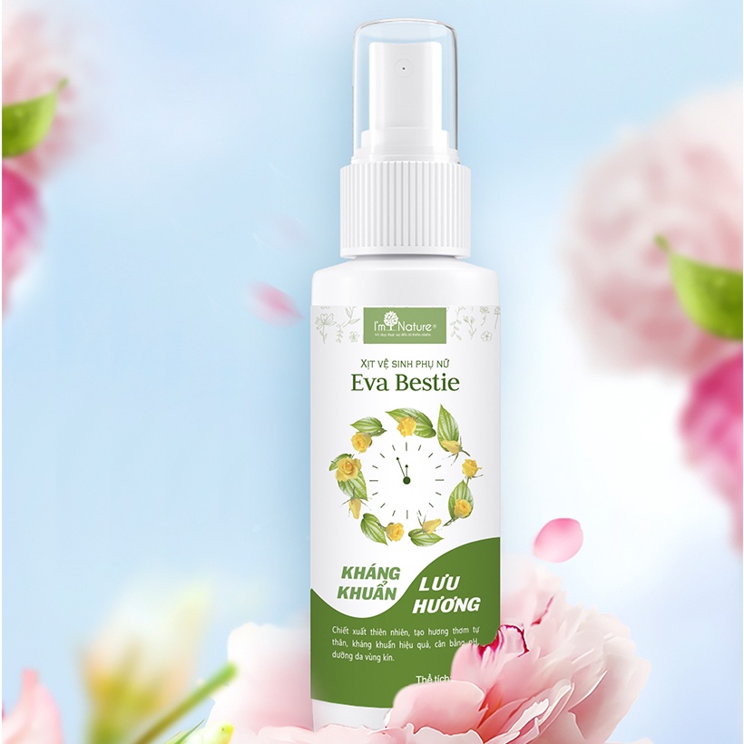 Xịt Khử Mùi Vùng Kín Eva Bestie - Kháng Khuẩn Lưu Hương Quyến Rũ I'm Nature 100ml | BigBuy360 - bigbuy360.vn