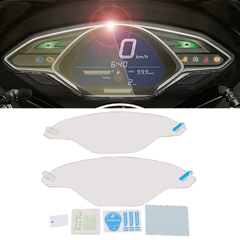 Set 2 Miếng Dán Bảo Vệ Bảng Điều Khiển Chống Trầy Xước Cho Honda PCX150