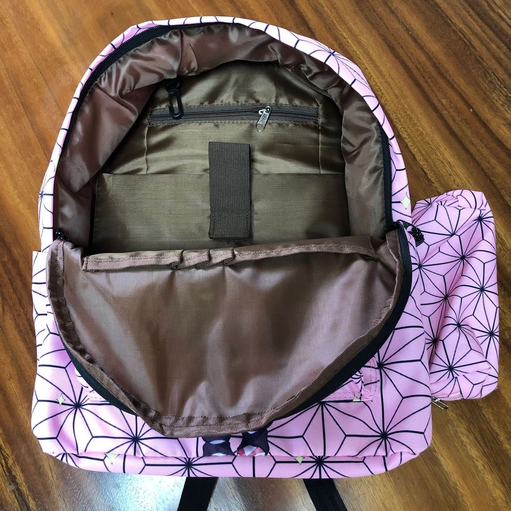 Balo Demon Slayer balo nữ đi học Anime nam Ba Lô Đi Học Cỡ Lớn In Hoạt Hình Nezuko Dễ Thương Cho Bé