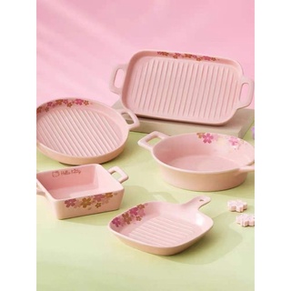 Chảo, thố Hello Kitty hồng