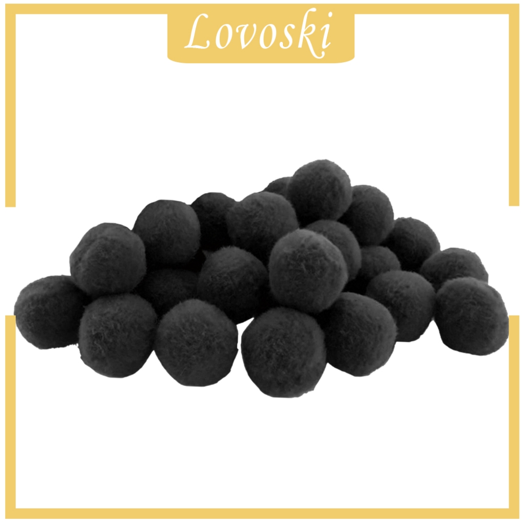 Gói 100 / 200 / 500 Quả Cầu Lông Xù Nhỏ Màu Sắc 18mm Dùng Làm Đồ Thủ Công