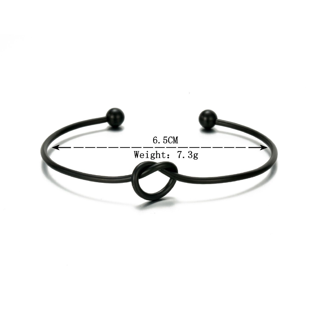 Vòng đeo tay dạng hở phong cách Hàn Quốc đơn giản