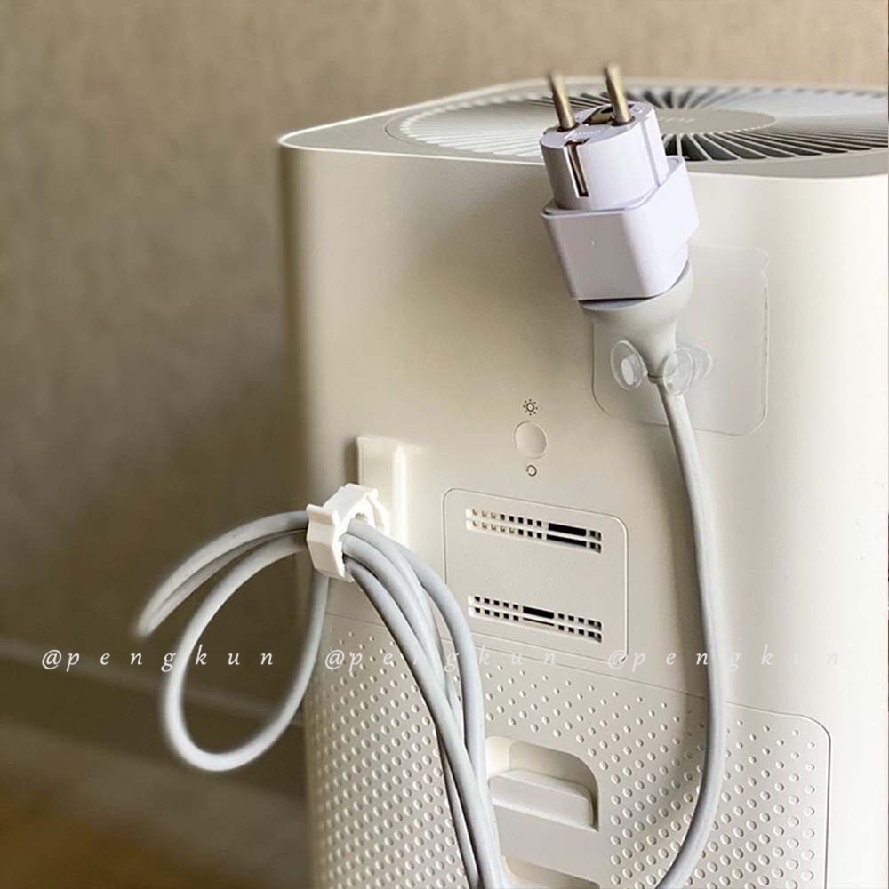Bộ 4 Móc Treo Cố Định Dây Cáp Màu Trong Suốt Tự Nhiên Tiện Dụng