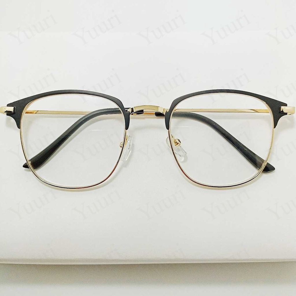 Gọng kính nam nữ chất liệu kim loại, nhựa mã G101050