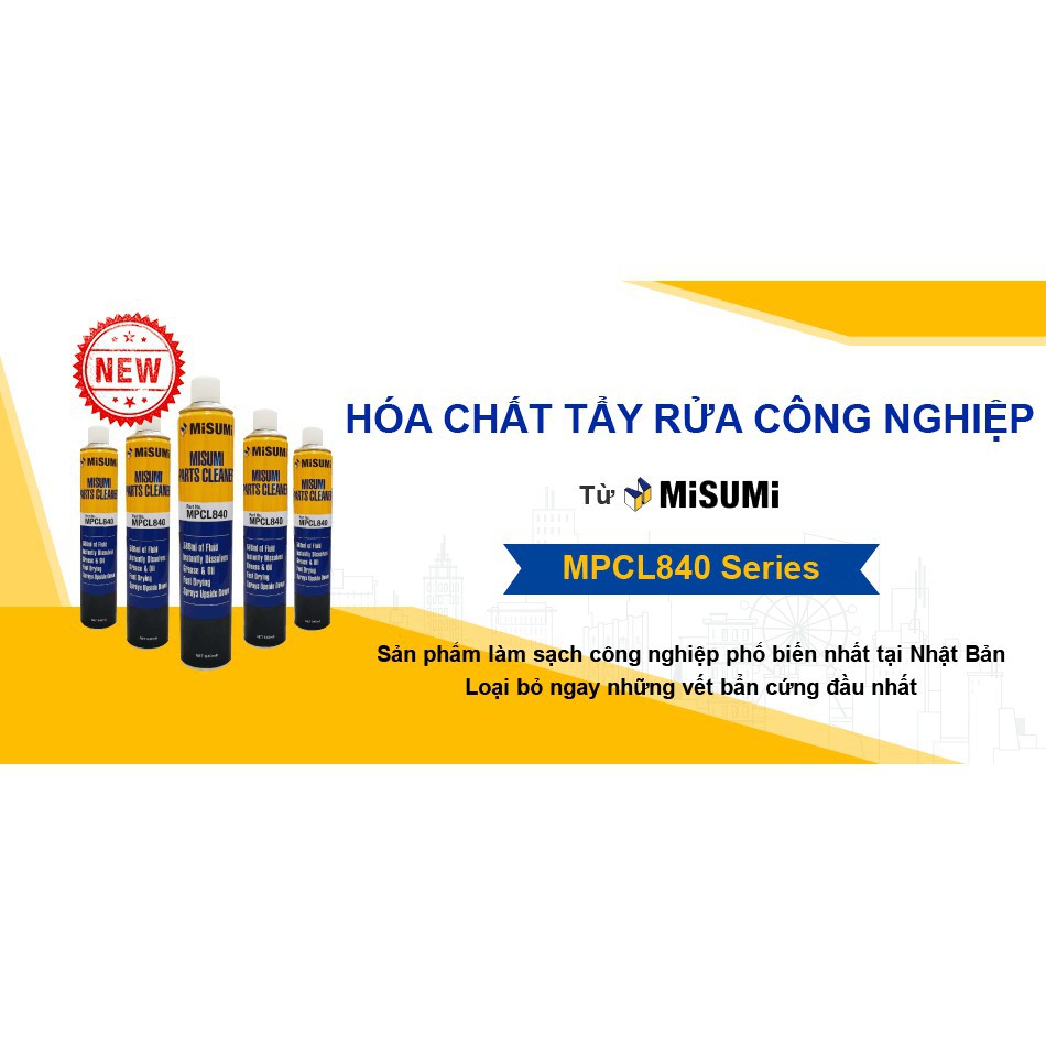 Bình xịt tẩy rửa công nghiệp MISUMI - MPCL840