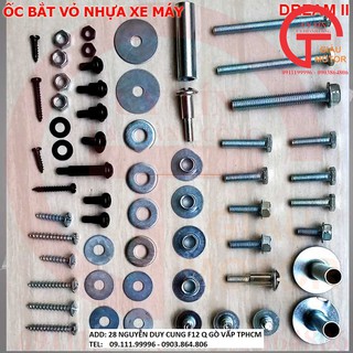 BỘ ỐC DÀN ÁO CHO XE DREAM-II