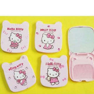 BỘ GƯƠNG LƯỢC KITTY MINI