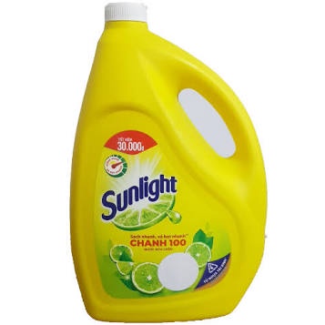 NƯỚC RỬA CHÉN SUNLIGHT Mới Sạch Nhanh CHANH 3.4KG