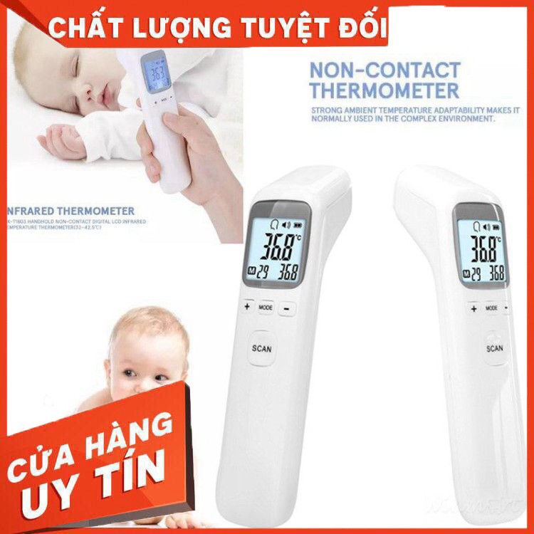 [HÀNG SẴN TẠI KHO] [HÀNG CHÍNH HÃNG Nhiệt kế điện tử hồng ngoại đa năng đo trán CK1502, CK1803 LỖI 1 ĐỔI 1