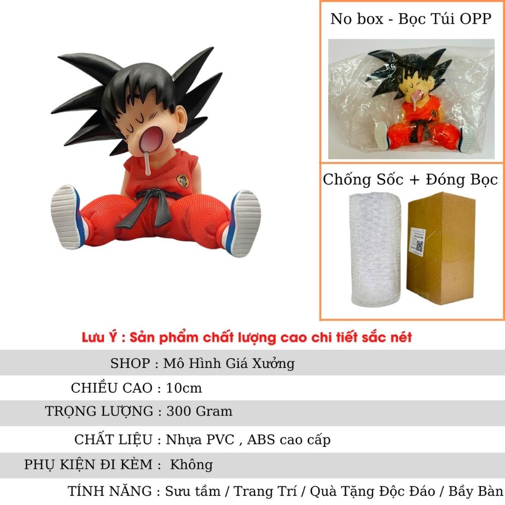 Mô hình Dragon Ball SonGoku ngủ gật cực dễ thương cao 10cm cảnh ngủ ở quên ở võ đài , figure 7 viên ngọc rồng sogoku