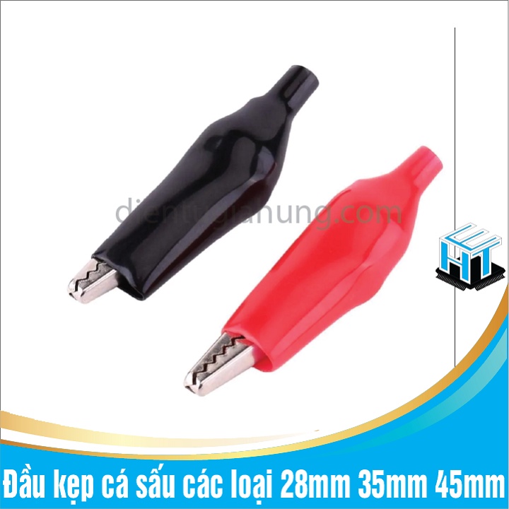 COMBO 10 chiếc Kẹp cá sấu các loại 28mm,35mm 45mm