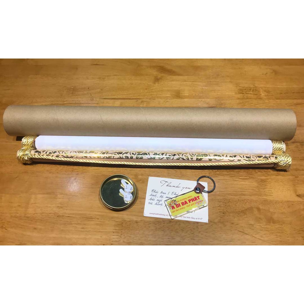 Tranh liễn phật giáo - Phật Thích Ca Mâu Ni, vải canvas cao cấp- nẹp gỗ tự nhiên chống mối mọt, Kích thước 40 cm x 60 cm