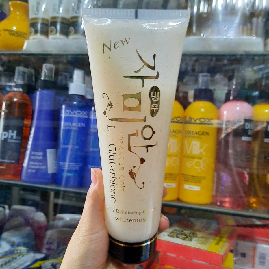 Tẩy tế bào chết Body Gel Gold Whitening 300g HQ