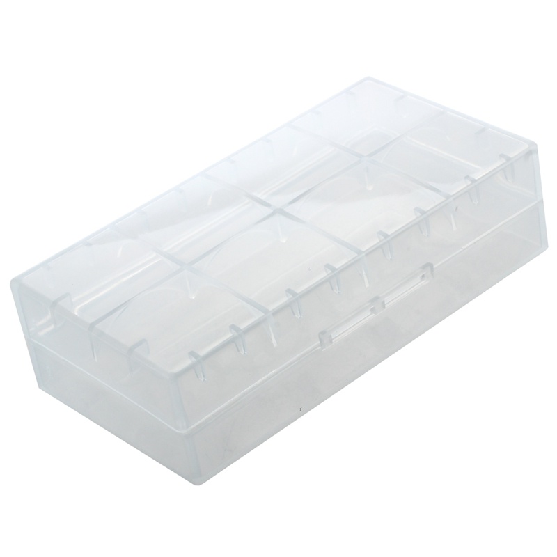 Hộp Đựng Pin 18650 Trong Suốt Giá Đỡ