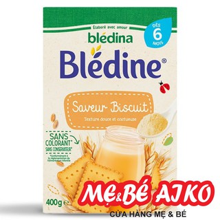 Bột Lắc Sữa Hương vị bánh quy Blédine cho bé từ 6 tháng 400g