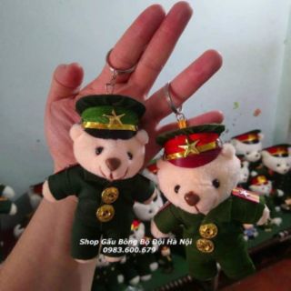 Móc Khóa Gấu Bông Bộ Đội Công An