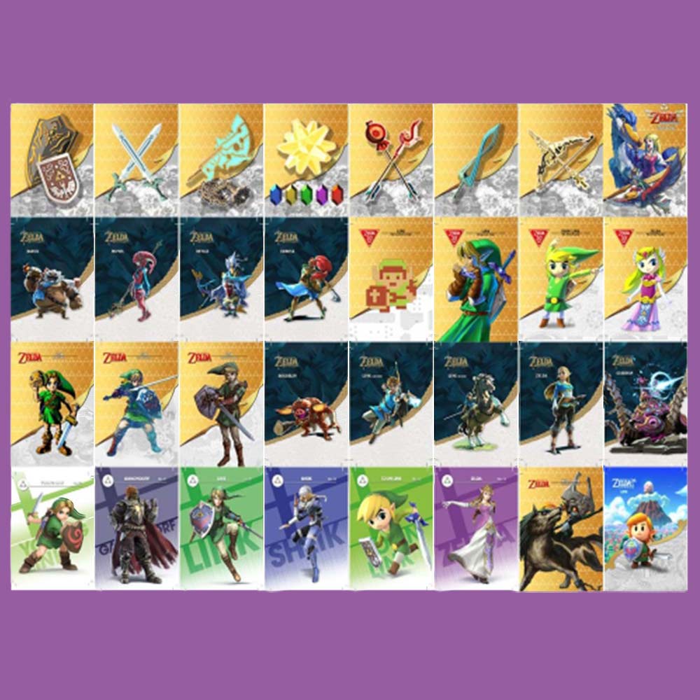 25/32 Pcs The Legend of Zelda Botw Amiibo NFC Tag Cards For Nintendo Switch/OLED/Lite