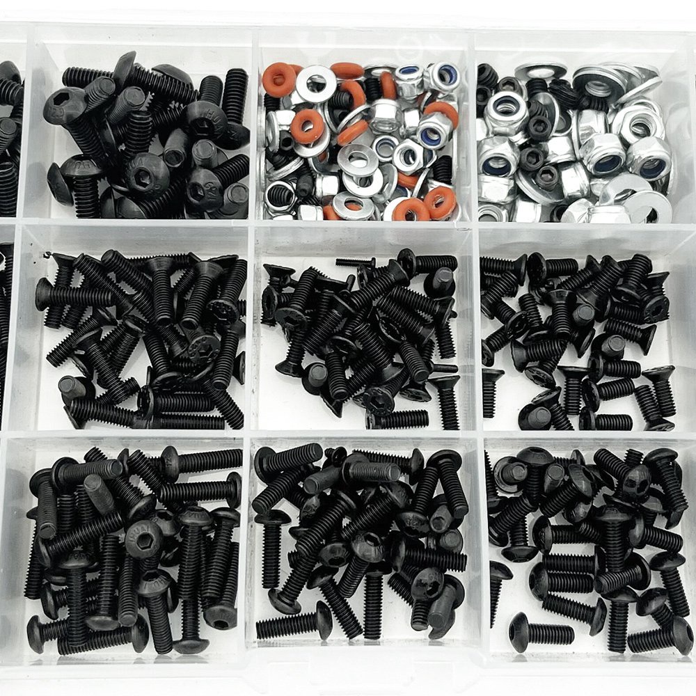 Bộ 520 Ốc Vít Kèm Hộp Đựng Cho Xe Điều Khiển Từ Xa AXIAL SCX10 Traxxas TRX4 RC4WD D90 Tamiya CFX MST HPI Kyosho HSP 1 / 8 1 / 10 1 / 12