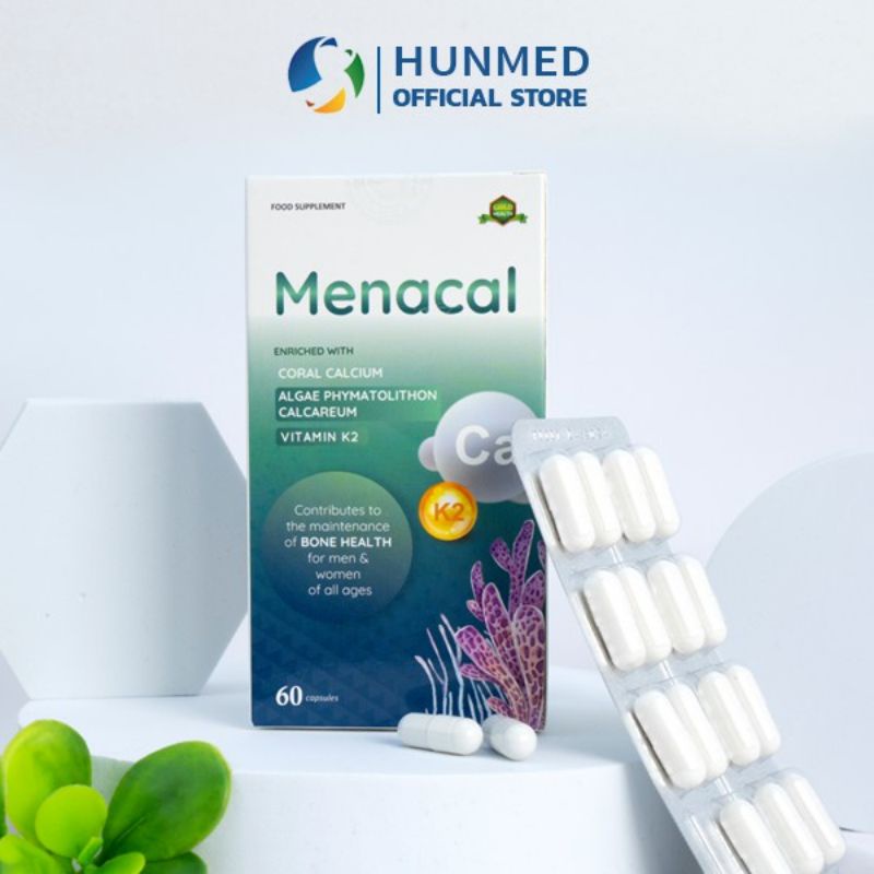 🆘   Canxi Menacal Canxi Từ Tảo Biển Và San Hô Cho Mẹ Bầu Và Trẻ Nhỏ.Hộp 60