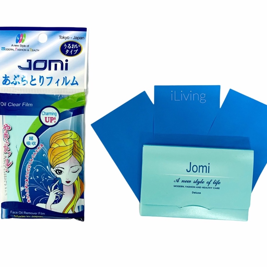 Giấy Thấm Dầu Jomi Oil Clear Film Phim kiểm soát bã nhờn, hỗ trợ ngăn ngừa mụn 70 Tờ