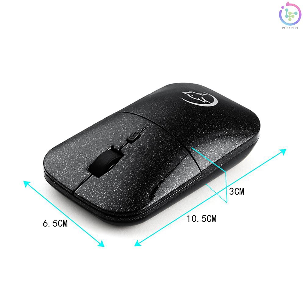 PCER♦G822 Wireless Mouse 2.4GHz Adjustable 2400DPI Ergonomic Design 4 Buttons Business Travel Fashio