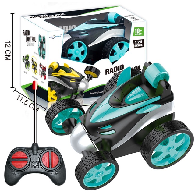 Xe điều khiển Stunt car xoay 360 độ - pin sạc