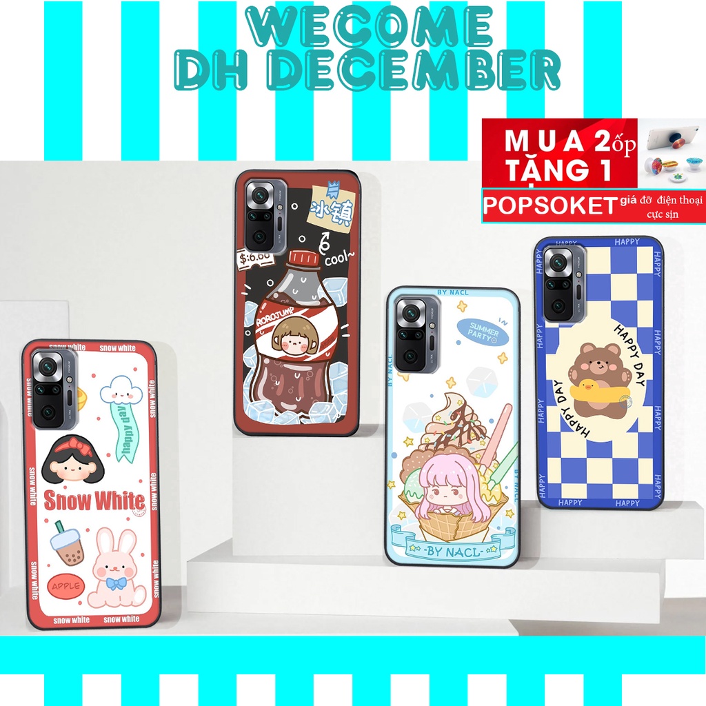 Ốp lưng Xiaomi REDMI NOTE 10 PRO  in hình 3D gấu mới nhất - sang - chảnh - ĐẸP- BỀN