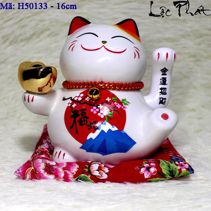 Mèo thần tài vẫy tay cao 16cm - 22cm