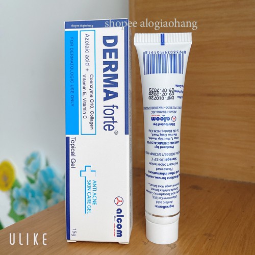 [Chính Hãng] Derma Forte 15g - Gel ngừa mụn sáng da ngừa thâm mụn