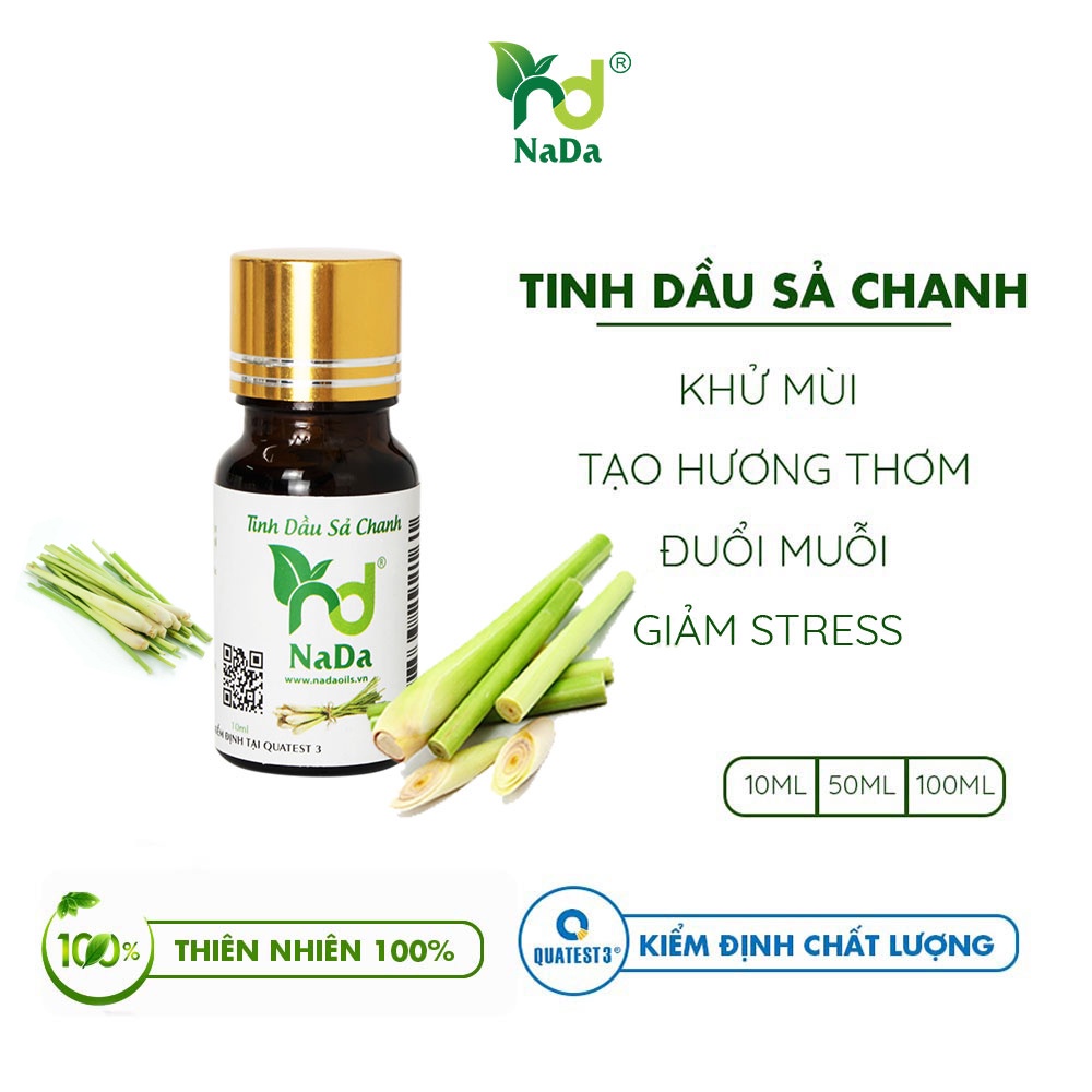 Combo 20 Gói lá xông thảo mộc NADA, xông hơi 14 loại thảo mộc, tặng tinh dầu Sả chanh 10ml kiểm định Quatest3