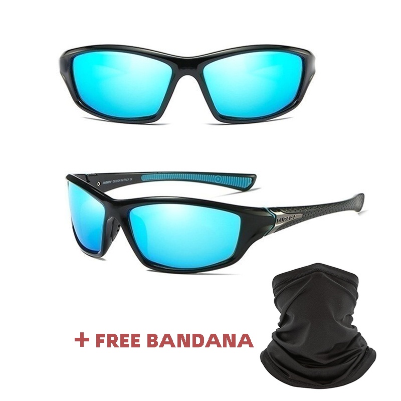 Bộ khăn rằn ri và kính râm MOSOWORLD dành cho nam nữ