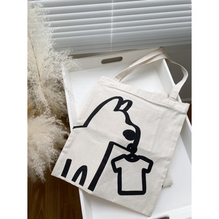 Túi tote canvas 🍄 Mẫu Con chó (2 mặt) 🍄