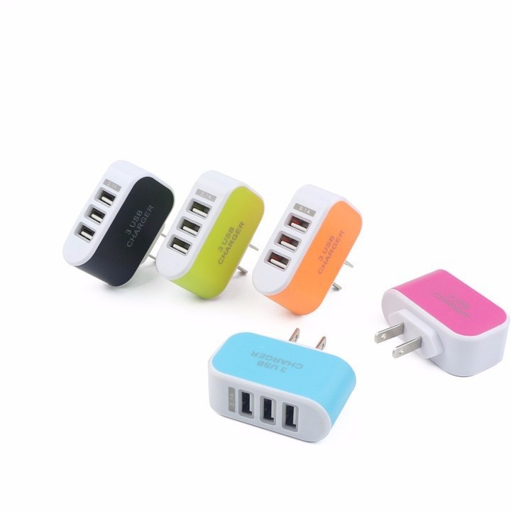 CÓC SẠC 3 CỔNG USB SẠC NHANH 3A GIÁ RẺ NHẤT