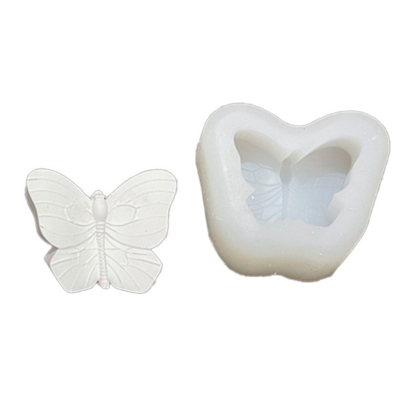 Khuôn Silicone Làm Nến / Xà Phòng Hình Bướm DIY