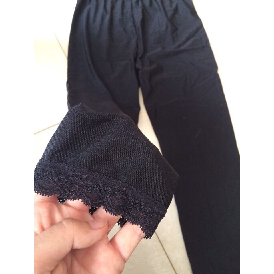 Quần Legging Nhũ Bì Thư Lửng Thun Lạnh siêu mát | BigBuy360 - bigbuy360.vn