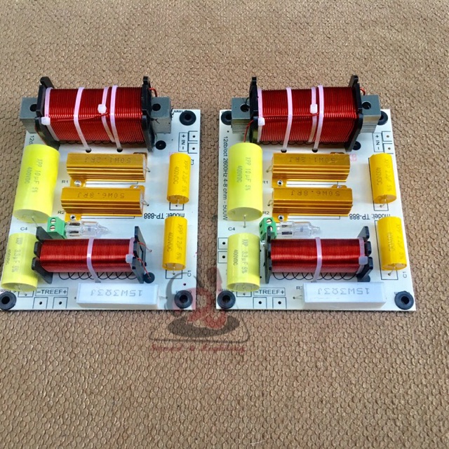 Mạch phân tần loa full đơn  Array TP 888 02 cái thích hợp cho dòng loa bass treble từ neo, dùng cho các dòng loa