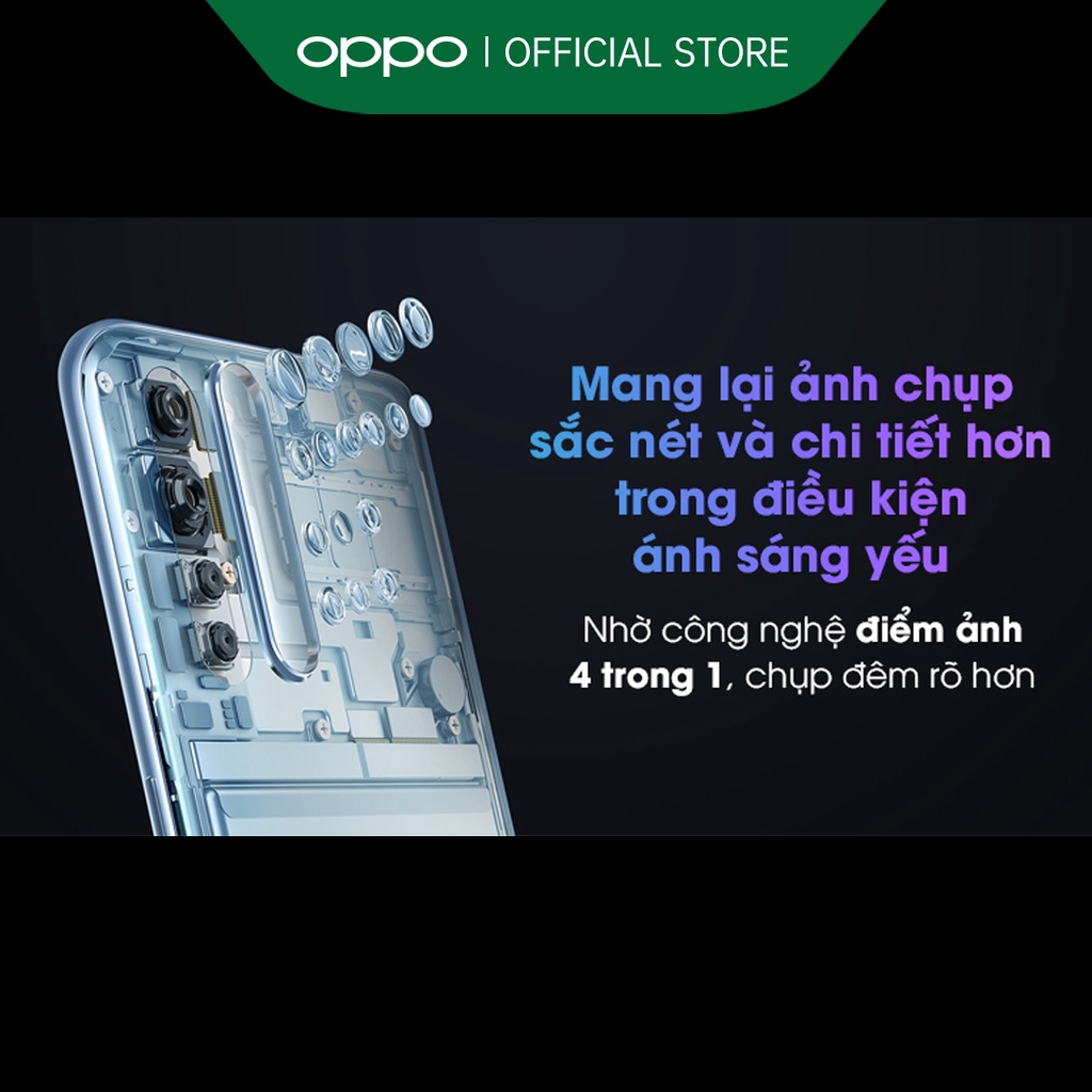 [Mã ELTECHZONE giảm 5% đơn 500K] Điện thoại OPPO A91 8GB/128GB - Hàng chính hãng