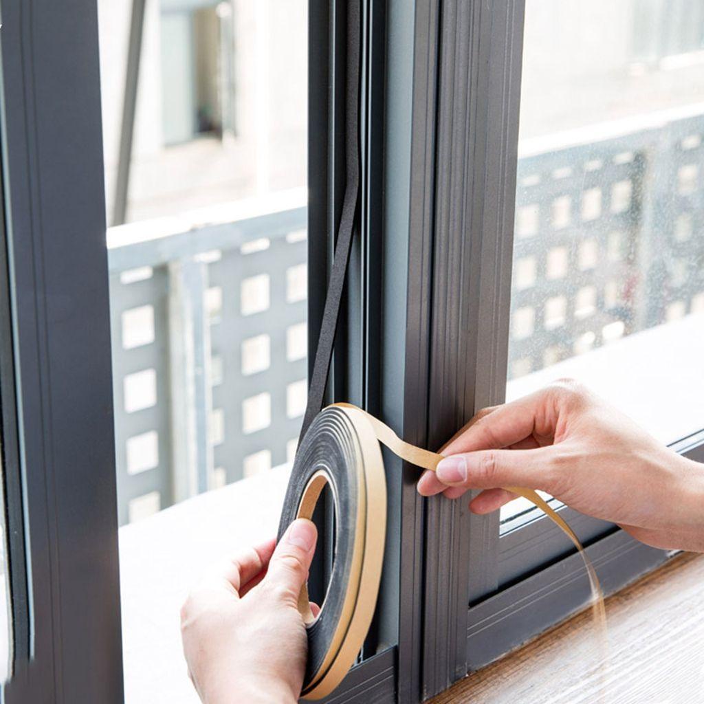 YIYU Cuộn Băng Keo Cách Âm Màu Đen Dài 2M Chống Ăn Mòn Tiện Dụng