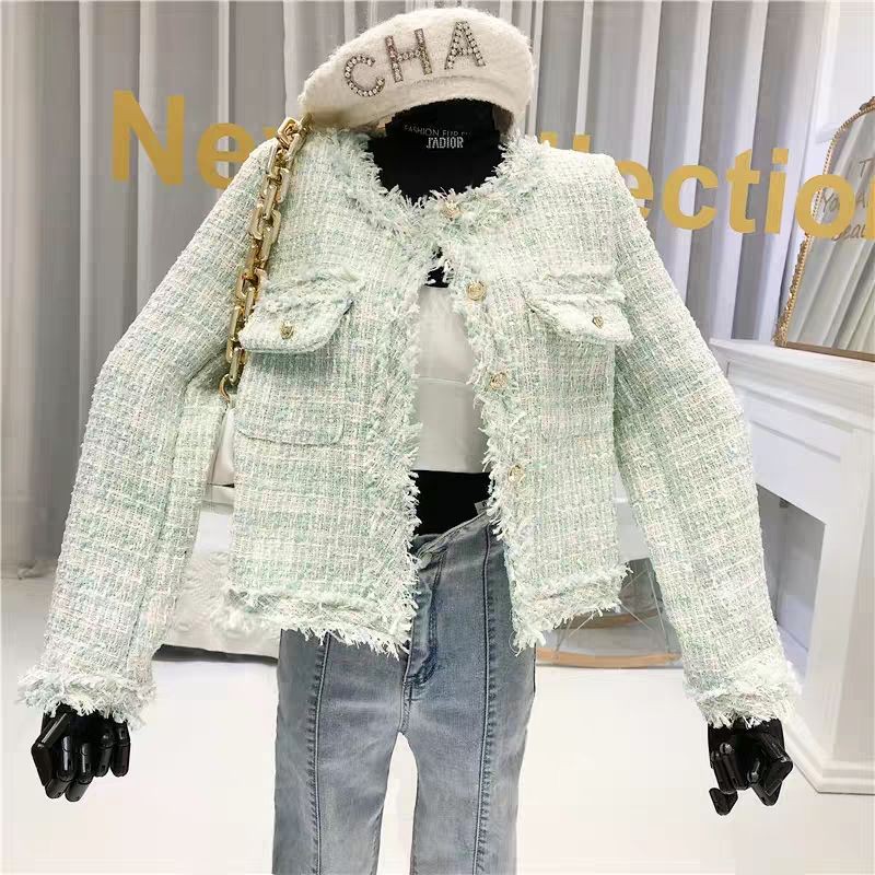 (SẴN) Áo dạ tweed phong cách thanh lịch T10 | BigBuy360 - bigbuy360.vn