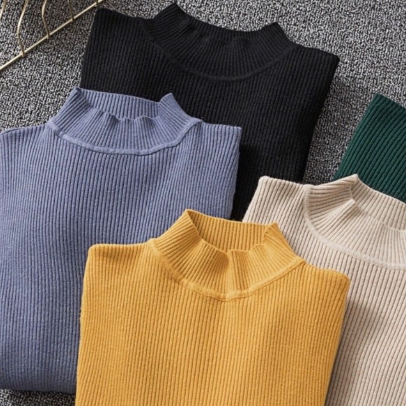 [RẺ VÔ ĐỊCH, VIDEO] Áo len tăm cổ 3 phân | BigBuy360 - bigbuy360.vn