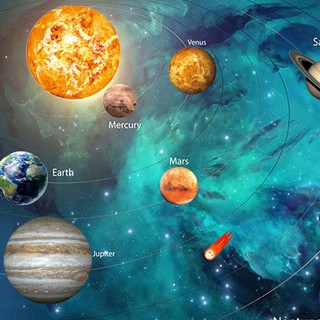 Solar System Planets DIY Wall Sticker Removable Glow in Dark Decal Room Decor