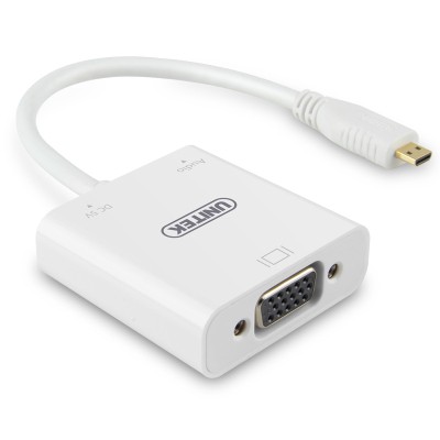 Cáp HDMI to VGA Unitek Y-5322 Trắng