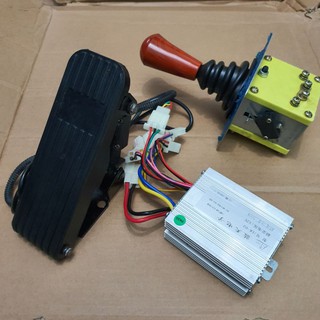 Combo chế xe điện (ic điều tốc 500w, chân ga, cần số tiến lui)