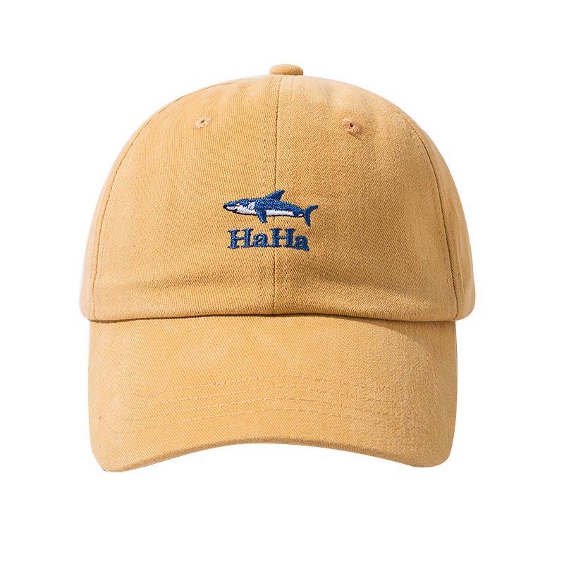 Mũ Lưỡi Trai Thêu Hình Cá Nhỏ Chất Liệu Cotton Mềm Mại 22070